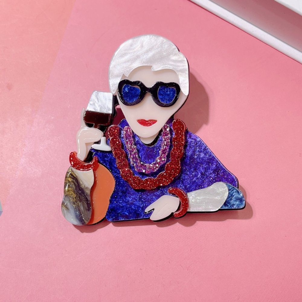 NWT Iris Fashion Brooch Pins Fun Chic Brooch Pin Fashion Brooches Gifts for Her